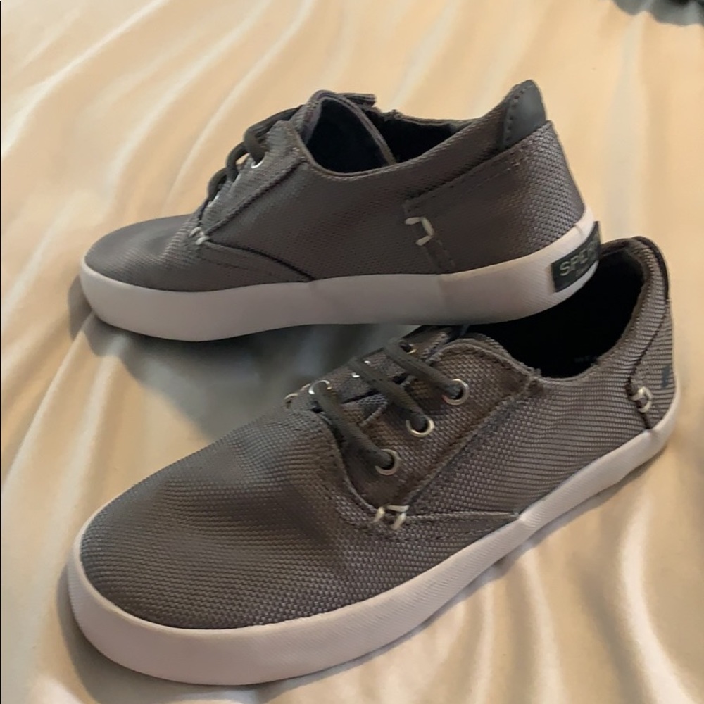 Grey Boys Sperry Dress Shoes